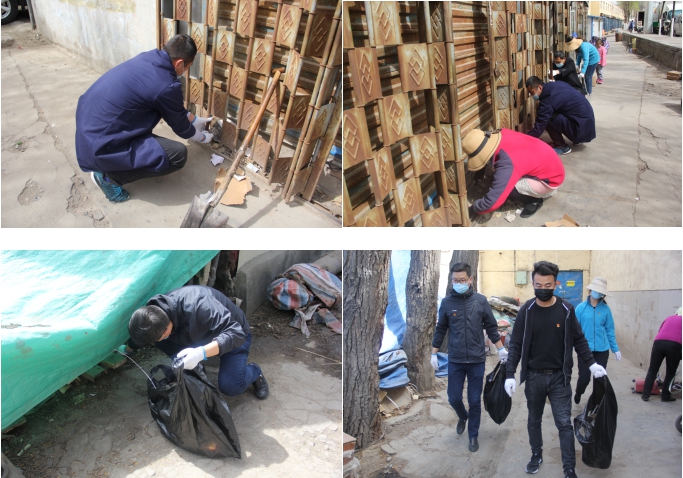 中共青海省第三建筑工程有限公司支部委員會開展&ldquo;黨旗領航，愛衛(wèi)同行&rdquo;主題黨日活動